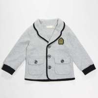 皇家宝贝 男童休闲小西装311430004 浅灰/90