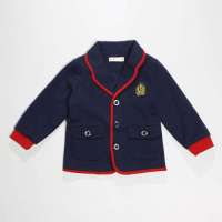 皇家宝贝 男童休闲小西装311430004 宝蓝/90
