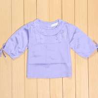 皇家宝贝 女童淑女气质衬衫312230001 浅蓝/120