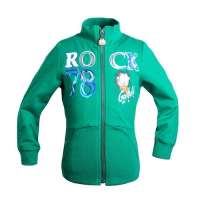 加菲猫女童针织短款时尚夹克GJWE085202青椒绿105