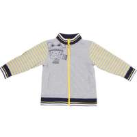 凡兜童装男小童针织夹里外套27130506205麻灰/110