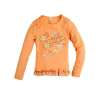 咖啡豆女大童针织长袖T恤CUW3504浅橙130