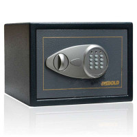 迪堡(Diebold)家用迷你电子保管箱B-23E2(黑灰)
