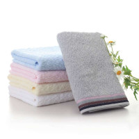 洁玉青春之歌竹节纱浴巾(粉色)JY-9059B