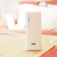 爱国者(aigo) 移动电源K112 10000毫安 双USB输出 LED强光手电 白色