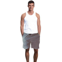 恒适 Hanes男式全棉中裤麻灰(XL)SLM605-N.235.XL