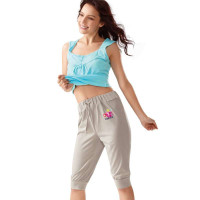 恒适 Hanes女式中裤灰绿(XL)MLW353.560.XL