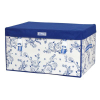 太力中号青花图案真空收纳整理箱AF379