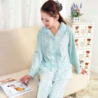 金丰田春秋季睡衣长袖睡衣套装绿色(XL)1682