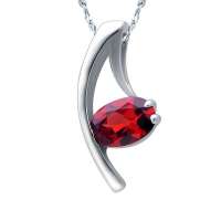 Fedora斐达罗 天然石榴石项坠项链 简约款天然DBSL10127
