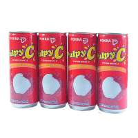 百佳 pokka 粒粒C荔枝果肉果汁饮料240ml*4