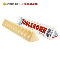 瑞士三角TOBLERONE 瑞士三角白巧克力含蜂蜜及巴旦木糖 50g/条