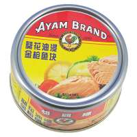 雄鸡标(Ayam Brand)葵花油浸金枪鱼块185g