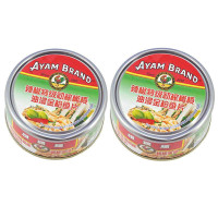 雄鸡标(Ayam Brand) 辣椒特级初榨橄榄油浸金枪鱼片 150g*2(马来西亚)