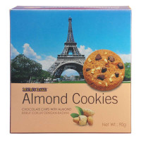 乐一百(Cocoaland) 曼仕比杏仁曲奇饼干 90g(马来西亚)