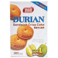 嘉品嘉 榴莲夹心脆饼138g