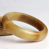 老山玉器 新疆和田玉石玉器 糖玉手镯P0013247