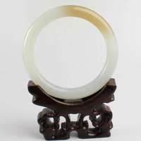 老山玉器 新疆和田玉石玉器 糖羊脂玉手镯p0005023