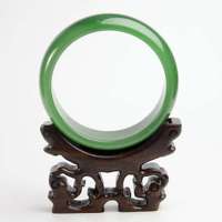 老山玉器 新疆和田玉石玉器 碧玉手镯P0005076