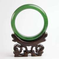 老山玉器 新疆和田玉石玉器 碧玉手镯p0005065