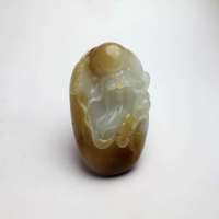 老山玉器 新疆和田玉石玉器 和田玉手把件手玩件寿星p0007523