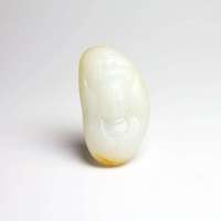 老山玉器 新疆和田玉石玉器 羊脂玉籽料挂件吊坠观音p0007610