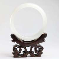 老山玉器 新疆和田玉石玉器 羊脂玉手镯P0000659