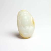 老山玉器 新疆和田玉石玉器 羊脂玉籽料挂件吊坠观音p0007609