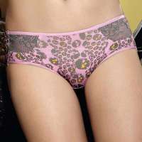 雅歌莉朋克变奏曲系列低腰三角内裤紫红(M)LC1173