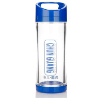 春光酷尚知心塑料杯480ML蓝色CG-8802