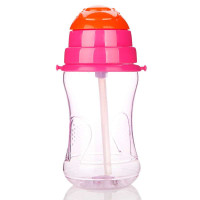 春光未来之星塑料杯450ML橘黄CG-8001