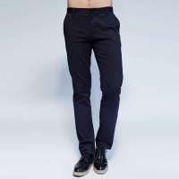 唐狮 男式 男多色修身小脚休闲长裤613112093412(青莲32)