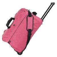 爱华仕oiwas时尚拉杆旅行袋拉杆包旅行包登机包拉杆行李箱2779粉红色