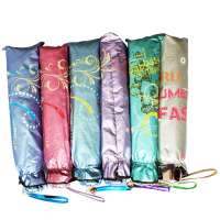 天堂3308E午后时光黑涤彩胶遮阳伞随机