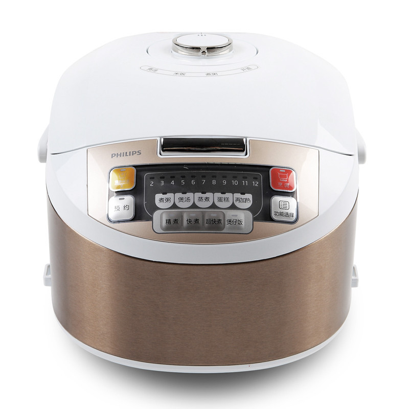 飞利浦(Philips) 多功能家用电饭煲HD3032 智能预约电饭锅 可定时 3L容量 底层加热 合金内胆