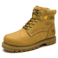 CAMEL/骆驼男休闲马丁靴82129600金黄色41