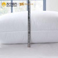迎馨家纺高弹纤维枕头抑菌透气舒适枕芯一对装