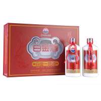 茅台白金酒一品酒礼盒43度500ml*2