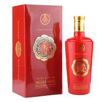 五粮液花好月缘喜庆红装52度500ml