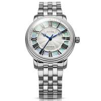 飞亚达经典系列男士白色机械手表GA8302.WWW