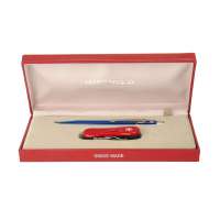 威戈(WENGER)瑞士军刀SP058300(158011300+瑞士卡达笔)礼盒套装