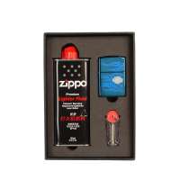 ZIPPO(芝宝)哈雷蓝色火焰20711 打火机礼盒