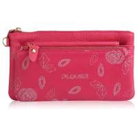 plover啄木鸟女士牛皮零钱包手包 63000147-7枚红色