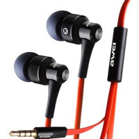 用维有线耳机ES-500i(黑头红线)