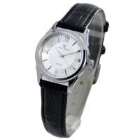 天王表TIANWANG 全钢情侣表 女表LS3585S 白面黑色表带