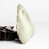 老山玉器 新疆和田玉石玉器 白玉挂件福气绵绵 质地细腻 油润度佳p0013994