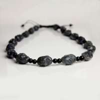 老山玉器 新疆和田玉石玉器 和田玉墨玉籽料项链十八罗汉P0013185