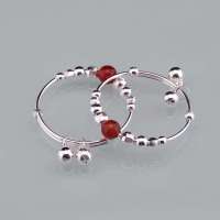 赛恩之光CYAN LUSTRE S990银宝宝手镯(一对)22-24克NS-007