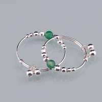 赛恩之光CYAN LUSTRE S990银宝宝手镯(一对)22-24克NS-016