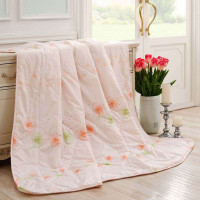 贝德罗150*200超柔磨毛单人夏被(花韵)